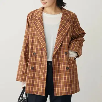 체크 테일러드 자켓 그린파크스 green parks