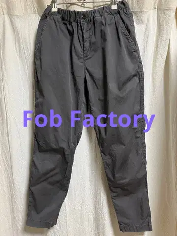 FOB FACTORY 그레이 이지 팬츠 사이즈 1