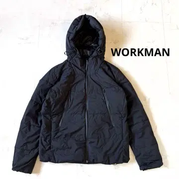 WORKMAN 리페어 테크 워셔블 퓨전 다운 후디 L 블랙