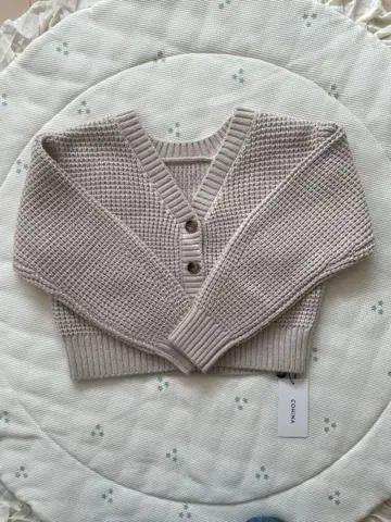 코히나 cohina 숏 기장  니트 가디건