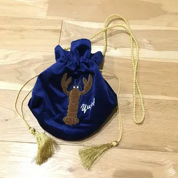 니코앤드 niko and - 자수 비즈 복조리 숄더백 가재