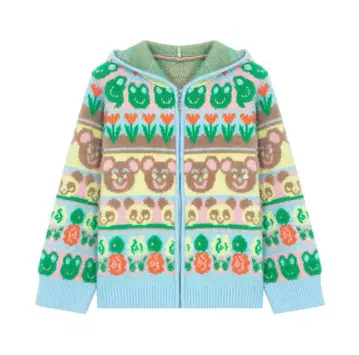 tntntutu 쇼와 리틀 애니멀스 니트 후드티