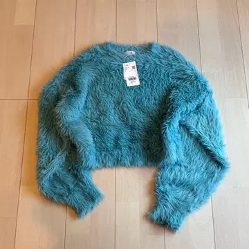 로리즈팜 니트 재기 블루