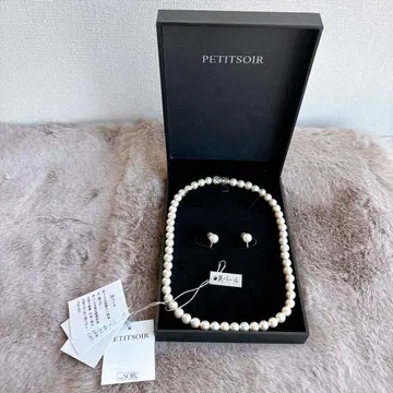 새상품 푸티소아르 조개 펄 목걸이 귀찌 PETITSOIR