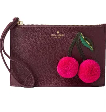 Kate Spade 버건디 체리 파우치