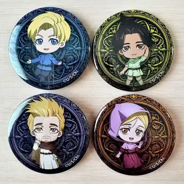 [ 새상품 ] [ 지구의 운동에 대하여 ] 트레이딩 캔뱃지 4종 세트