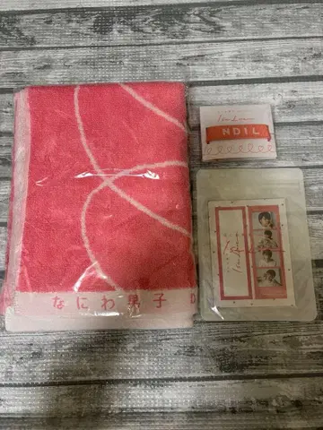 나니와단시 타월 포토카드 홀더 미상가 1st Love