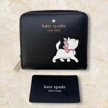 kate spade NEW YORK 접이식 지갑 올슉업 캣 마리