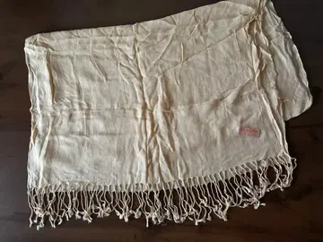 PASTORINA 100% 캐시미어 파슈미나 스톨 크림색