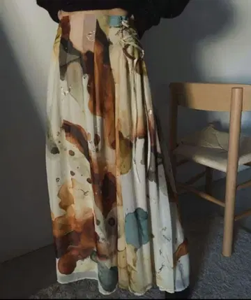 Ameri UNDRESSED AMELIA INK ART SKIRT