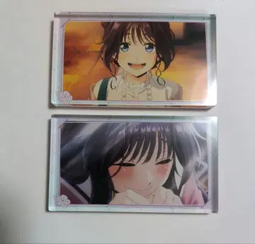 향기로운 꽃은 늠름하게 피다 아크릴 블록 와구리 카오루코