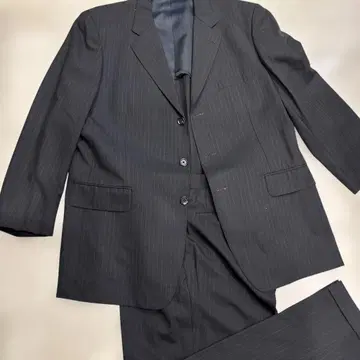 GRES 블랙 스트라이프 비즈니스 정장