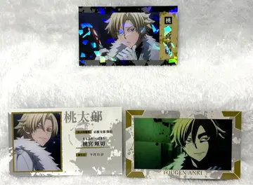 도원암귀 모모미야 츠바키리 명함 카드 레어 포함 3점 세트