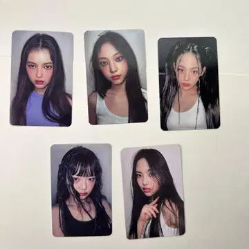 NewJeans OMG SBS 가요제 사전 녹화 트레이딩 카드 5장