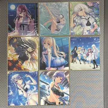 Summer Pockets 색지 8장 세트