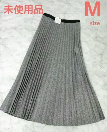 여성용 스커트 M 여성용 플리츠 스커트 겨울 스커트