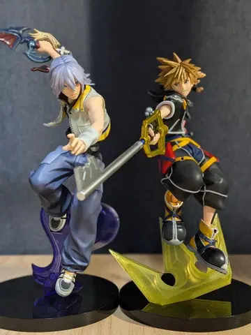 킹덤 하츠 II 소라 리쿠 스퀘어 에닉스 피규어
