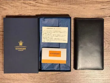 ETTINGER 블랙 장지갑