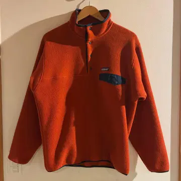 Patagonia 신틸라 스냅T 플리스 S 오렌지