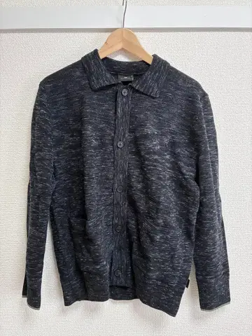 폴스미스 다크 그레이 버튼 가디건