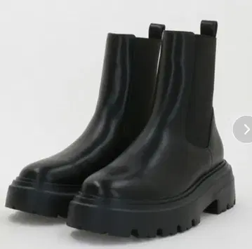 뷰티 앤 유스 블랙 사이드 고어 부츠