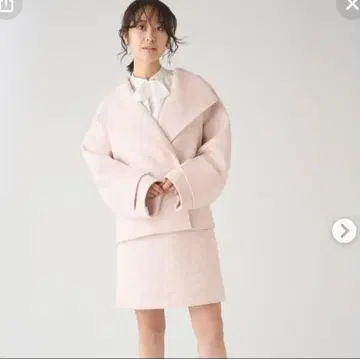 CELFORD 셀포드 울 숏코트 핑크 프리