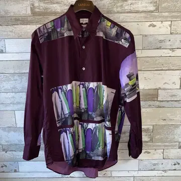 Paul Smith JEANS 아메리칸 자켓기 프린트 셔츠 M