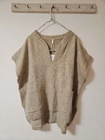 bliss bunch 여성용 니트 베스트 베이지