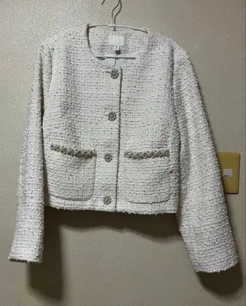 H&M 트위드 숏 자켓