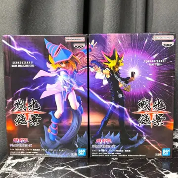 유희왕 전광절경 어둠의 유희 블랙 매지션 걸 피규어 2개 세트