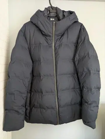 UNIQLO 심리스 다운 파카 XL 네이비
