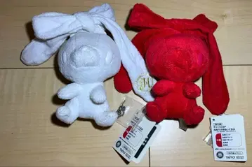 범용 토끼 화이트 & 홍