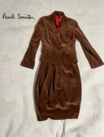 폴스미스 스커트 수트 - 다크 브라운 수트 코듀로이 42