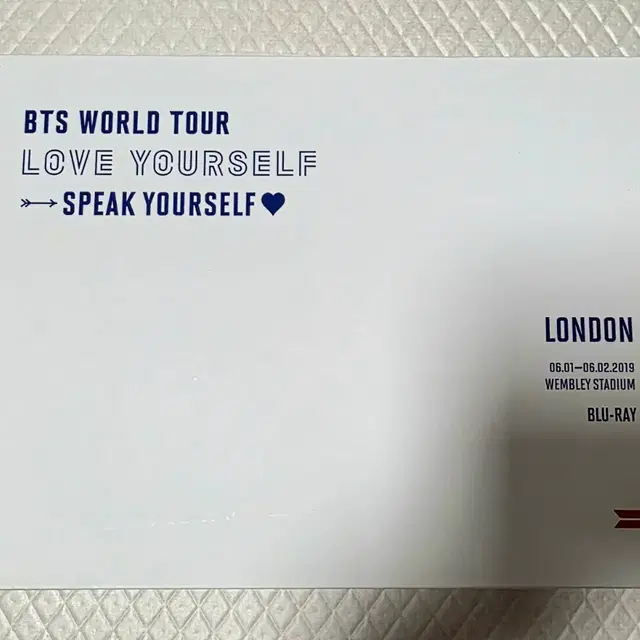 방탄소년단 bts 스픽콘 런던 웸블리 블루레이 풀박