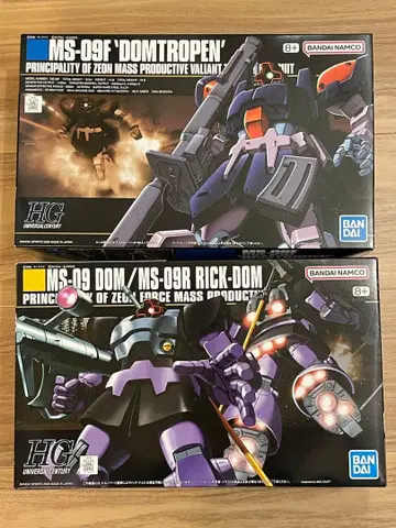 HG MS-09R 릭 돔 1개 HG MS-09F 돔 트로펜 1개