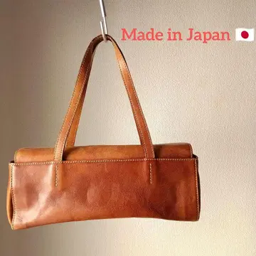 브라운 가죽 숄더백 일본 제품 일본제