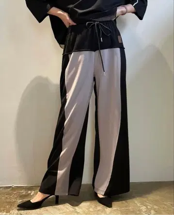 Eimee Law 에이미 로우 이지 팬츠 블랙 x 그레이