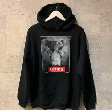 남녀 공용 미사용 새상품 영화 그렘린 기즈모 맨투맨 후드티/블랙