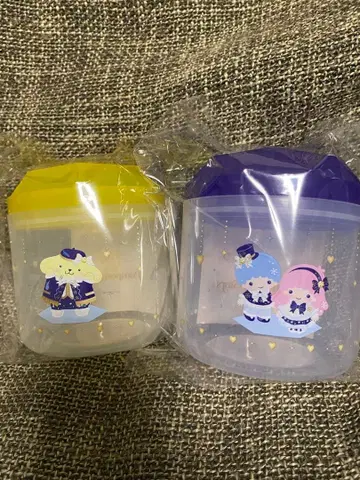 산리오 홀리데이 복권 캐니스터 2개