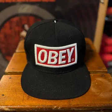 나가세 토모야 Y2K 00s OBEY 오베이 챙 안쪽 그린 캡 스트릿