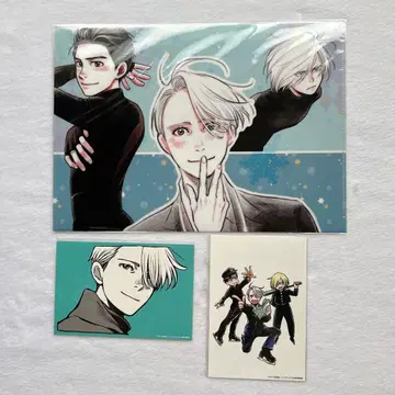 유리!!! on ICE 쿠보 미츠로 전시회 엽서 클리어 파일