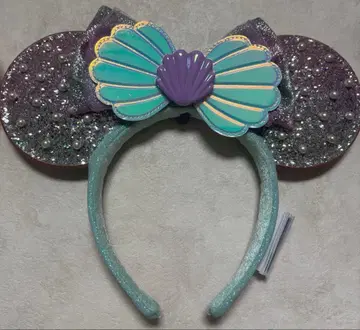 홍콩 디즈니 아리엘 머리띠 새상품급