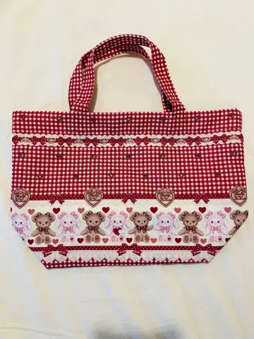 BABY 쿠마쿠먀짱 핸드백 빨간색