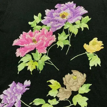 레오나르 실크 니트 7부 소매