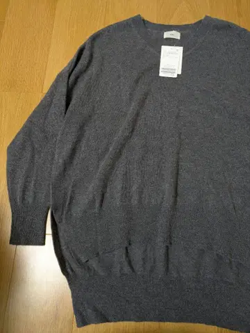 새상품 택 포함 IENA 돌먼 슬리브 캐시미어 오버 프리 니트