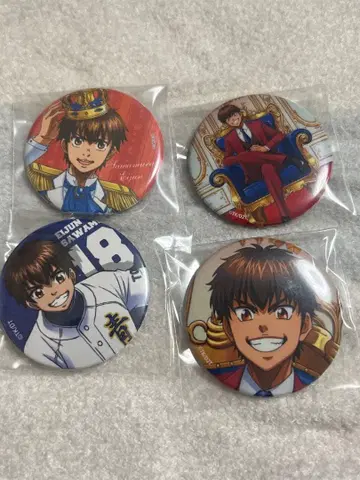 다이아몬드 A 애니메이션 그림 사와무라 에이준 캔뱃지 세트