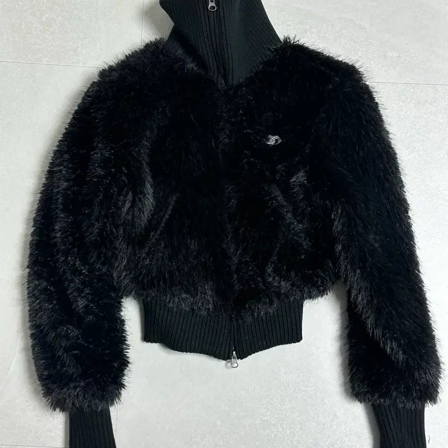SCULPTOR | 스컬프터 Sculptor Faux Mongolian Shearling Jacket (M