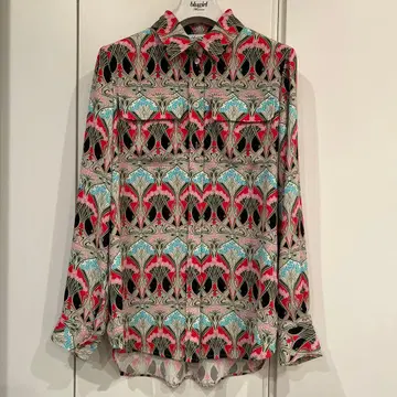 blugirl 꽃무늬 긴팔 셔츠