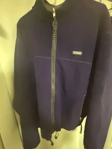 AIGLE 네이비 플리스 자켓
