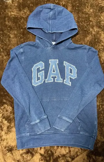 GAP 데님 후드티 파랑 y2k